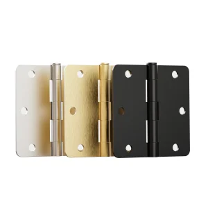 3.5" Door Hinges, 1/4" Radius