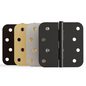 4" Door Hinges, 5/8" Radius