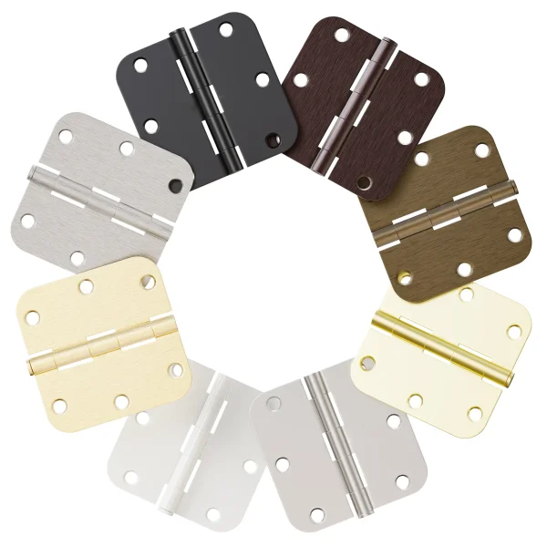 3.5" Door Hinges, 5/8" Radius