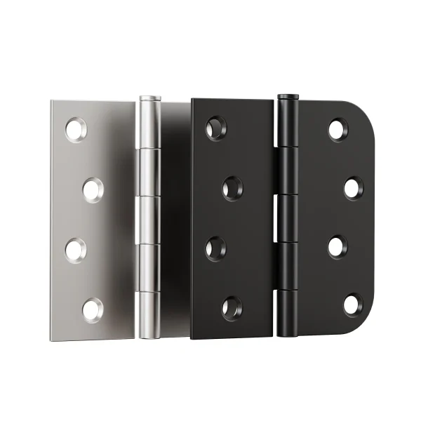4" Square x 5/8"R Door Hinges