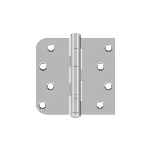 4" Square x 5/8"R Stainless Steel Ball Bearing Door Hinges
