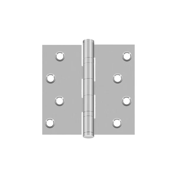 4" Square Stainless Steel Door Hinges with Ball Bearing