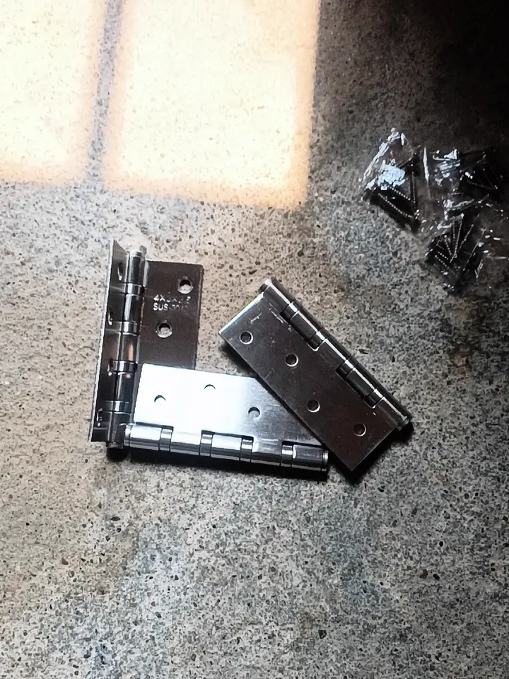 3“ x 4” Stainless Steel Ball Bearing Door Hinges - 3Pack photo review