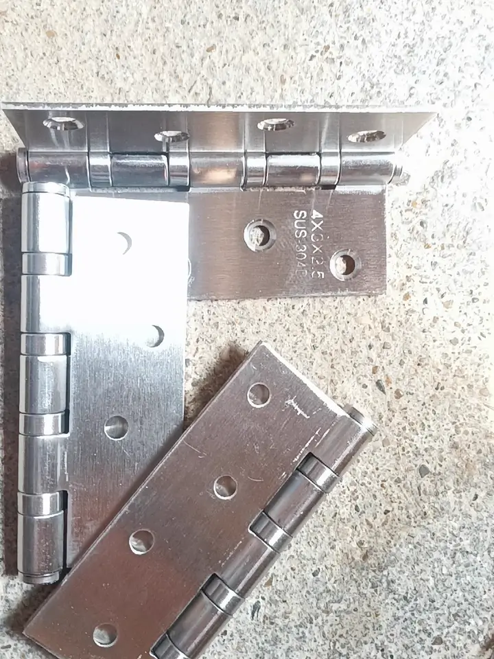 3“ x 4” Stainless Steel Ball Bearing Door Hinges - 3Pack photo review