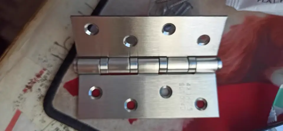 3“ x 4” Stainless Steel Ball Bearing Door Hinges - 3Pack photo review