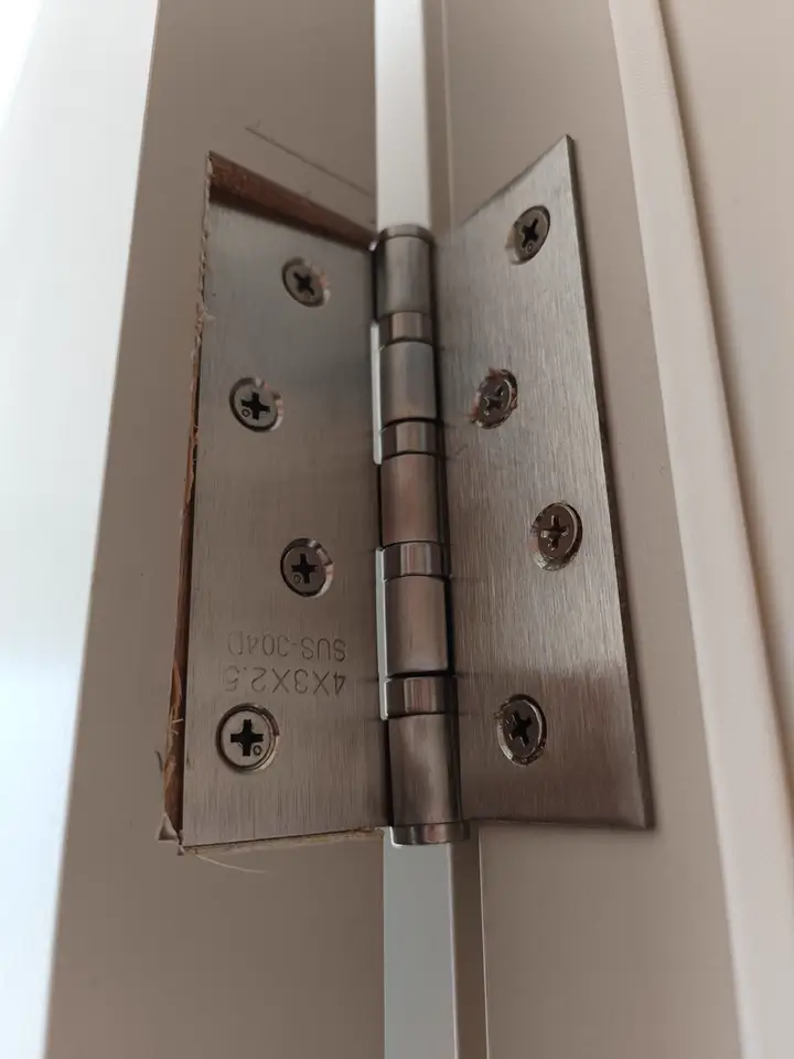 3“ x 4” Stainless Steel Ball Bearing Door Hinges - 3Pack photo review