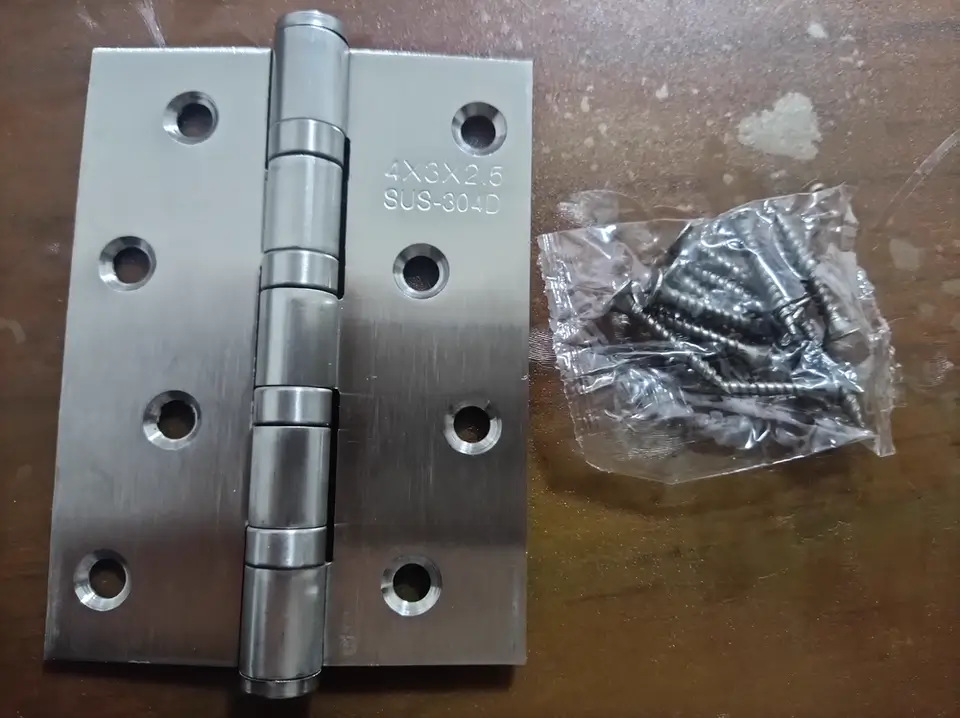 3“ x 4” Stainless Steel Ball Bearing Door Hinges - 3Pack photo review