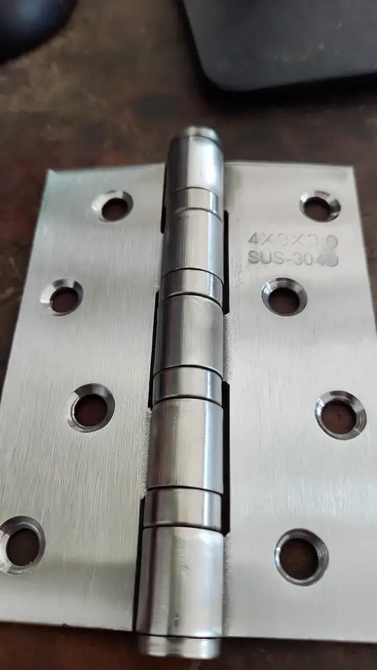 3“ x 4” Stainless Steel Ball Bearing Door Hinges - 3Pack photo review