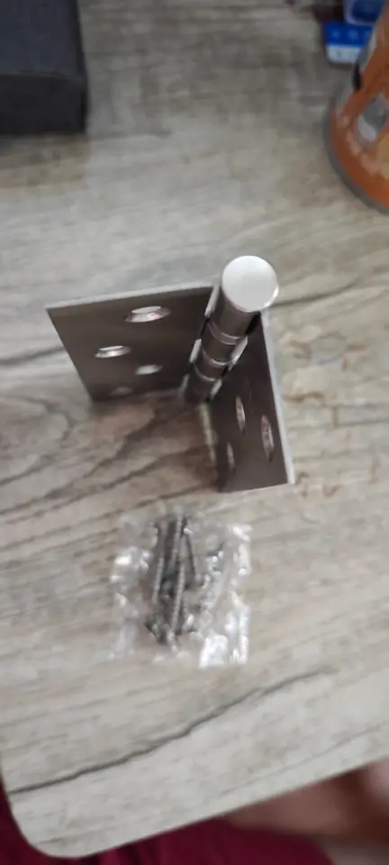 3“ x 4” Stainless Steel Ball Bearing Door Hinges - 3Pack photo review