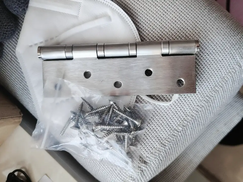 3“ x 4” Stainless Steel Ball Bearing Door Hinges - 3Pack photo review
