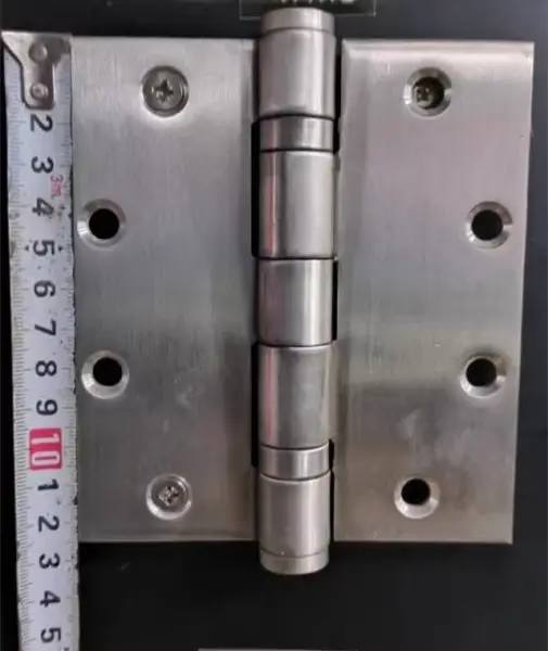 4.5" Stainless Steel Ball Bearing Door Hinges - 2Pack photo review