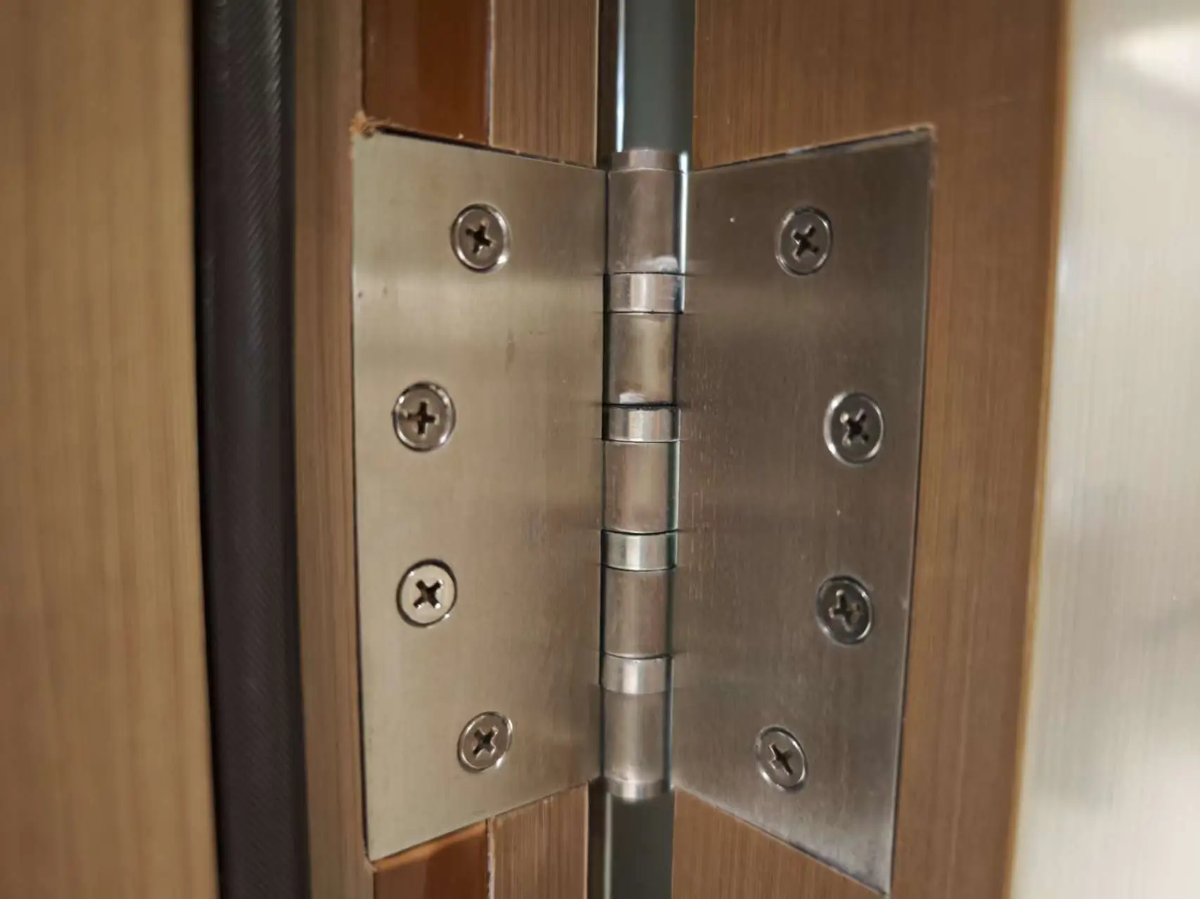 4.5" Stainless Steel Ball Bearing Door Hinges - 2Pack photo review