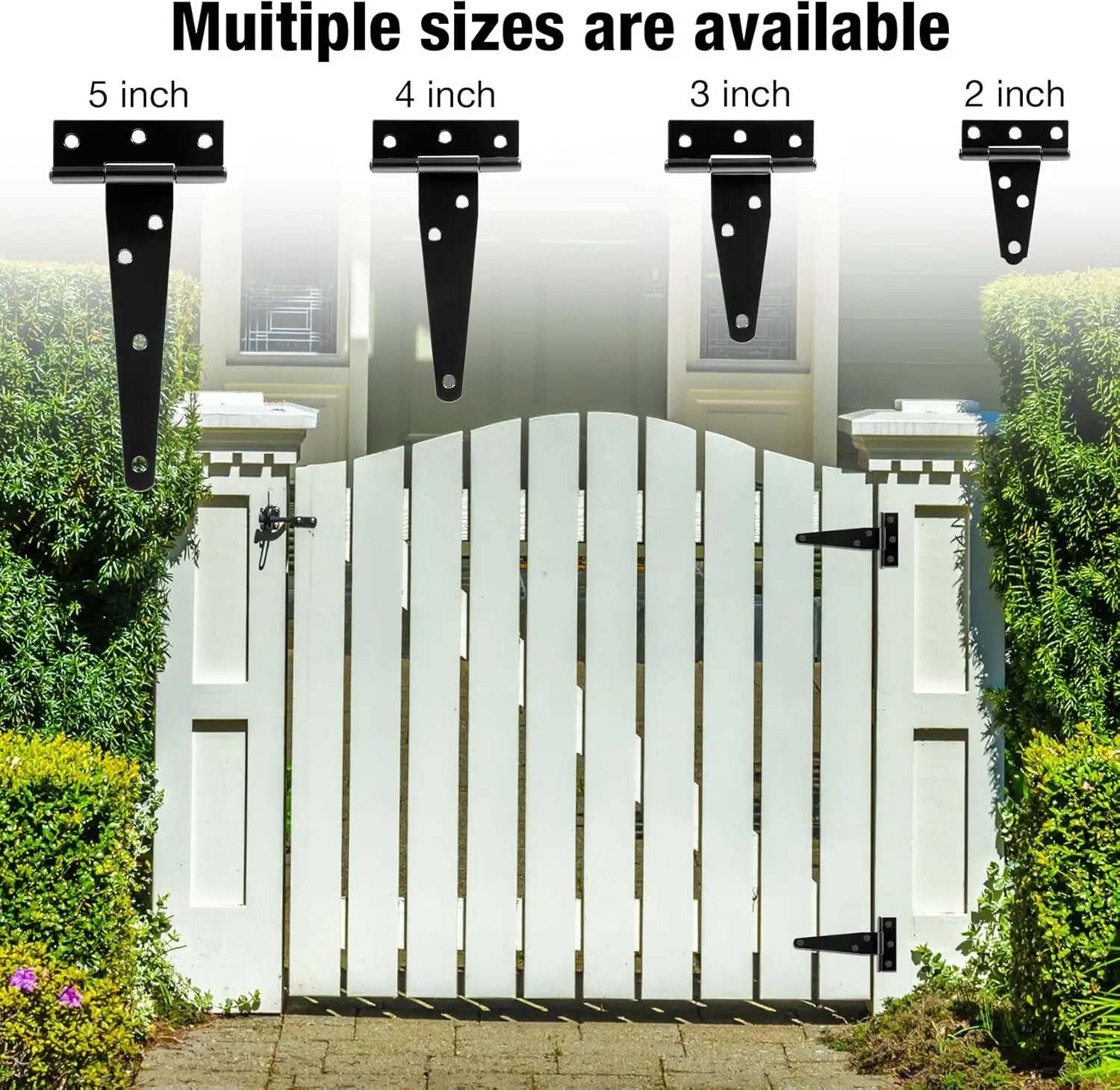 4 Inch Light Duty T Hinges Multiple sizes