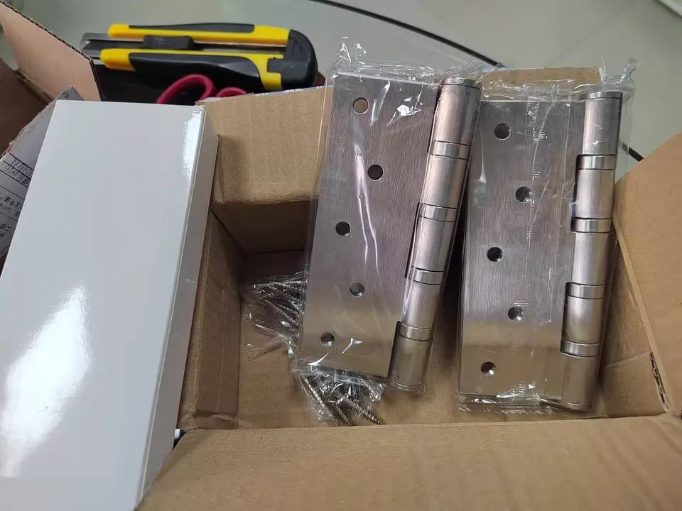 4" Square Stainless Steel Door Hinges with Ball Bearing photo review