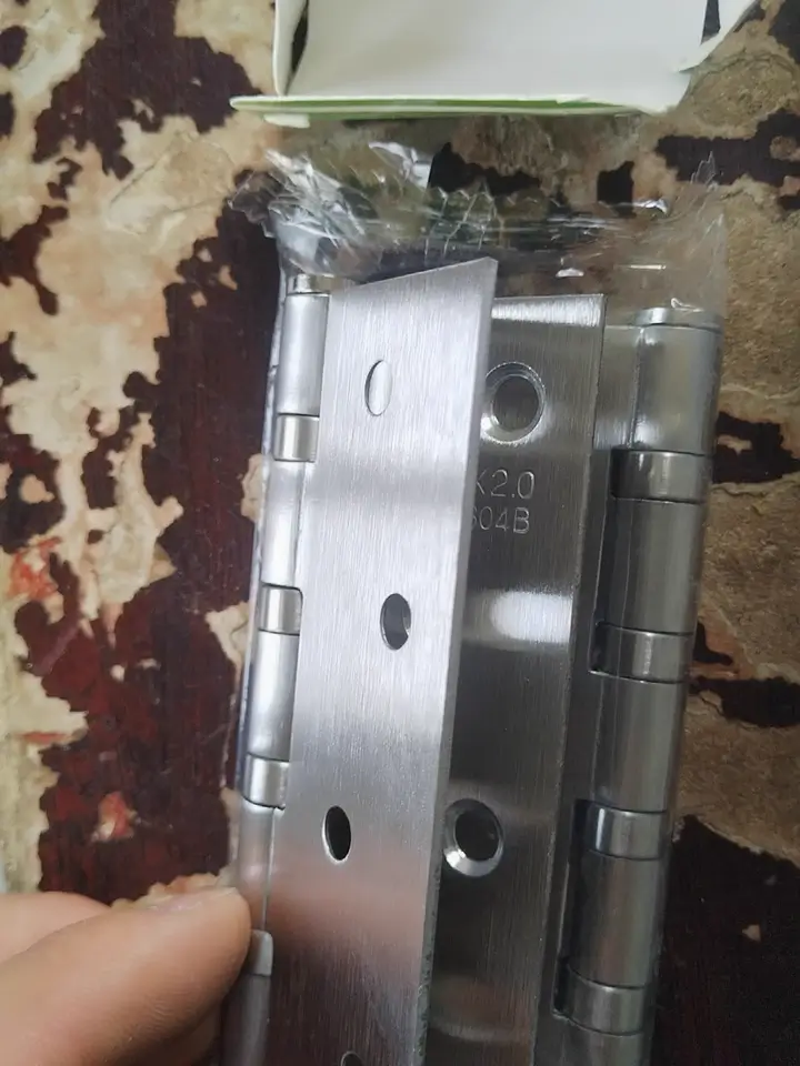 4" Square Stainless Steel Door Hinges with Ball Bearing photo review