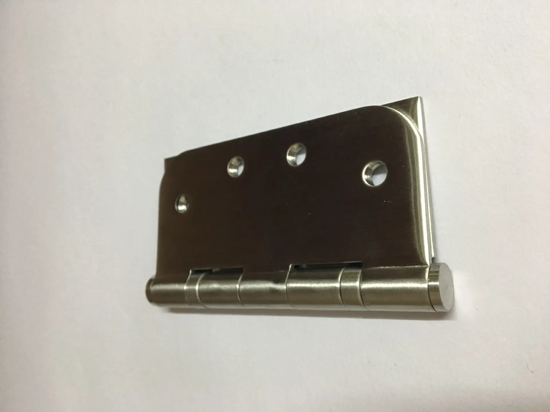 4" Square x 5/8"R Stainless Steel Ball Bearing Door Hinges - 3Pack photo review