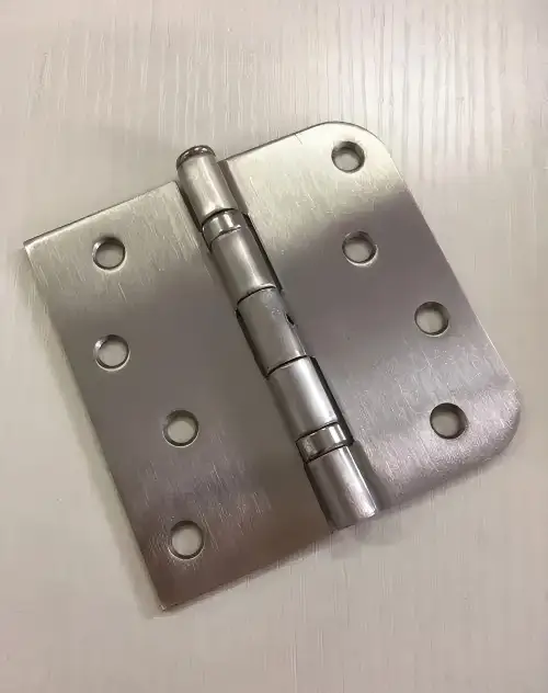 4" Square x 5/8"R Stainless Steel Ball Bearing Door Hinges - 3Pack photo review