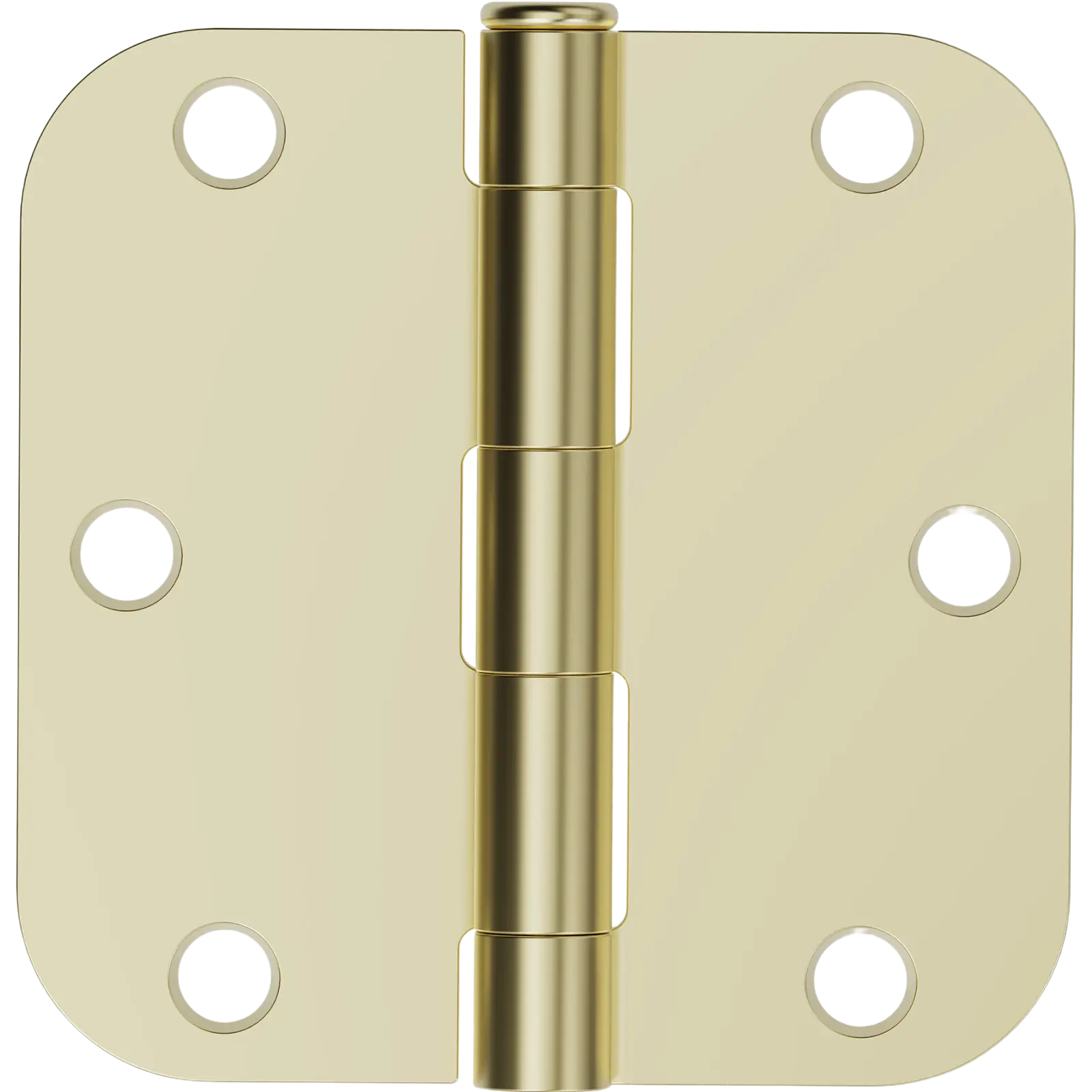 3.5 Inch Polished Brass Door Hinges